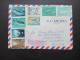 Japan Nippon 1968 Air Mail Nagoya - Bamberg Mit Tollen Motivmarken Tiere / Fische Und 1x Weltraum - Storia Postale