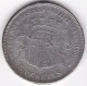 Fausse - False . 5 Pesetas 1871 D.M. Amédée I , 38 Mm, 21,2 G , Magnétique - Fausses Monnaies