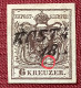 PLATTENFEHLER / PLATE FLAW Österreich 1850 6Kr III HP  Gestempelt (Austria Variety Autriche Variété Abart - Used Stamps
