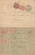 1902 - MOUCHON Sur 2 ENVELOPPES 2° ET 3° ECHELON => POITIERS ET ST MARCELLIN - 1900-02 Mouchon