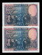 España Spain Pareja Correlativa 50 Pesetas Velázquez 1928 Pick 75b Ebc+ Xf+ - 50 Pesetas