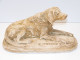 -EMMANUEL FREMIET RARE ANCIEN SUJET CHIEN ALLONGE COLLECTION NO BRONZE E - Plaster