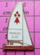 611c Pin's Pins / Beau Et Rare / SPORTS / VOILE VOILIER TRANSAT 6.50 CONSERVEURS BRETONS - Voile