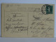 CPA 88 Vosges - Pouxeux - La Place Et Bureau De Poste - Carte Toilée - Pouxeux Eloyes