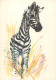 Greetings Card Animal Zebra - Zebras