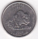 Kansas Quarter Dollar 2005 D, Georges Washington, Cupronickel KM# 373 - 1999-2009: State Quarters