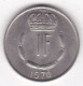 Luxembourg 1 Franc 1970 , Jean, En Cupronickel, KM# 55 - Luxemburgo