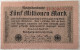 Billet De Banque ALLEMAGNE - 1923 : République De Weimar - Reichsbanknote - 5 Millionen Mark - 5 Millionen Mark