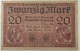 Billet De Banque ALLEMAGNE - 1918 : Empire Allemand - Darlehenskassenschein - 20 Mark - 20 Mark