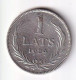 MONEDA DE PLATA DE LETONIA DE 1 LATS DEL AÑO 1924  (COIN) SILVER-ARGENT - Lettonie
