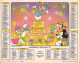 Calendrier - Almanach 1985 Des P.T.T. - Rhône - 69 - L' Anniversaire De Donald - Robin Des Bois - Walt Disney - BE - Grossformat : 1981-90