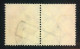 1928, 10 Pfg. NOTHILFE Im Waagerechten Zusammendruck Mit Links Anhangendem Andreaskreuz, Sauber Gestempelt, - Zusammendrucke
