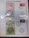 Delcampe - Sammlung 50 Numisbriefe Deutschland Bund In 2x Borek Ringbinder (51002) - Colecciones