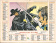 Calendrier - Almanach Des PTT - 1987 - Ain - 01 - Dessins De Zorro D'après Walt Disney - BE - Big : 1991-00