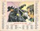 Calendrier - Almanach Des PTT - 1987 - Ain - 01 - Dessins De Zorro D'après Walt Disney - BE - Grand Format : 1991-00