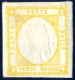 * 1861, Province Napoletane, 20 Gr.giallo Molto Ben Marginato Con Gomma Originale (Sass. 23, € 800). - Nápoles