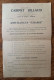 1946-1947 Assurances Chasse Cabinet Billaud, 24, Rue De Londres à Paris - Tarifs Fédérations Ou Sociétés De Chasse - Banque & Assurance