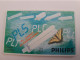 NETHERLANDS  ADVERTISING CHIPCARD HFL 5,00   CRE 036   PHILIPPS PLS/LIGHTNING          MINT   ** 14371** - Privées