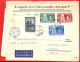 Aa2055 - HUNGARY - Postal History - COVER To USA, With PROOF STAMP 1949 Stalin - Covers & Documents