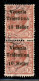 Occupazioni I Guerra Mondiale - Trentino-Alto Adige - 1918 - Coppia Del 10 Heller Su 10 Cent (29) Con 1 Spostato In Bass - Other & Unclassified