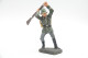 Durolin, German With Rifle, Vintage Toy Soldier, Prewar - 1930's, Like Elastolin, Lineol Hauser - Small Figures