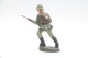 Durolin, German With Rifle, Vintage Toy Soldier, Prewar - 1930's, Like Elastolin, Lineol Hauser - Figurines