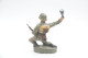 Lineol ? Germany, German With Grenade, Vintage Toy Soldier, Prewar - 1930's, Elastolin, Lineol Hauser, Durolin - Figurines