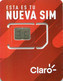 Lote TT243, Colombia, Tarjeta Telefonica, Phone Card, Sim Card, Claro, Esta Es Tu Nueva Sim, Pequeña - Kolumbien