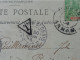 28.04.1904 TAD Tourane Annam Sur TP Indo-Chine 5 Colonies Postes + Saigon Central Cochinchine Taxé La Plaine Saint Denis - Storia Postale