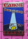 713g Pin's Pins / Beau Et Rare / ESPACE / CANON HOPE FRANCE SATELLITE Par DRAGO - Espace
