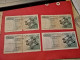 4 BILLETS BELGIQUE 20 FRANCS TWINTIC FRANK 1964   Voir Photos - 20 Francs