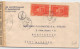 LETTREDE LA REUNION 1943 DE ST DENIS ADRESSEE A L'ILE MAURICE ET CENSUREE  TIMBRES POSTE AERIENNE - Brieven En Documenten