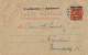 ENTIER POSTALE DE MEMEL 1920  AVEC  SEMEUSE SURCHARGEES => ALLEMAGNE LETTRE - Storia Postale