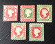 Lot De 5 Timbres Grande-Bretagne (Ex-Colonies & Protectorats) Heligoland - Heligoland (1867-1890)