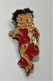 Pin's Pins  PIN-UP SEXY EROTIQUE BETTY BOOP TENUE SEXY ROBE ROUGE NON LISSE - Pin-ups