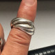 Delcampe - Bague En Argent Massif (5 Anneaux Entrelacés )taille:55 - Ringe