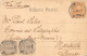 CARTE POSTALE DE MADEIRE AVEC TIMBRES ET OBLITERATION DE FUNCHAL 1903 POUR LA FRANCE VIA LONDRES COVER LETTRE - Funchal