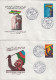 ALGERIE - 11 ENVELOPPES - 1er JOUR DE L'ANNEE 1977 - DONT LES MOSAIQUES ROMAINES. - Algérie (1962-...)