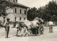 Xertigny ( 88 ) La Gare Avec Chariot De Boeufs.carte Animée. - Xertigny