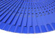 Delcampe - -ANCIEN EVENTAIL BOIS & TISSU BLEU & Trousse Marquée DAYLUS UBRIQUE Collection   E - Fans