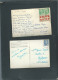 Lot 6 Documents Afranchis Par Mariane De Gandon  MALD 136 - 1945-54 Marianna Di Gandon
