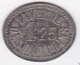 38. Isère. Grenoble. Taverne Des Dauphins. 1 Franc 25 , En Zinc Nickelé Ovale - Monedas / De Necesidad