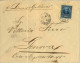  1889 ARGENTINA , BUENOS AIRES - GENOVA , SOBRE CIRCULADO EN EL VAPOR " DUCA DI GALLIERA " A GÉNOVA , LLEGADA AL DORSO - Lettres & Documents