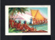 15487-WALLIS Et FUTUNA-OLD POSTCARD FUTUNA To PARIS (france) 1955.FRENCH Colonies.POSTKARTE.Carte Postale. - Briefe U. Dokumente