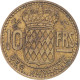 Monnaie, Monaco, 10 Francs, 1951 - 1949-1956 Old Francs