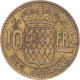 Monnaie, Monaco, 10 Francs, 1951 - 1949-1956 Anciens Francs