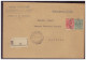 Italien (007607) Einschreiben Opera Nationale Di Mantova, Gelaufen Ortsbrief Mantova Am 7.11.1918 - Assurés