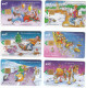 BT Folder With 6 Anti-drink Christmas Phonecards, Including Space Hopper And Panto Horse, Mint - BT Zivile Luftfahrt