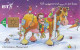 BT Folder With 6 Anti-drink Christmas Phonecards, Including Space Hopper And Panto Horse, Mint - BT Thematic Civil Aircraft Issues