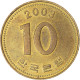 Monnaie, Corée, 10 Won, 2003 - Corée Du Sud